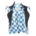 Blue Polyester Comme des Garçons Top