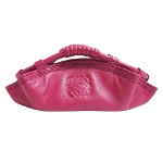 Pink Leather Loewe Pouch