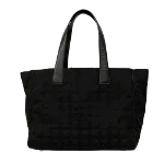 Black Nylon Chanel Travel Bag