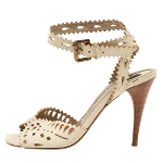 Beige Leather Etro Sandals