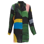 Multicolor Silk Issey Miyake Jacket