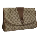 Beige Leather Gucci Clutch