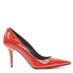 Red Leather Versace Heels