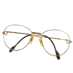 Gold Metal Cartier Sunglasses