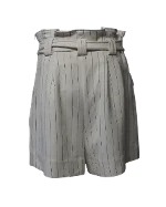 White Polyester Ganni Shorts