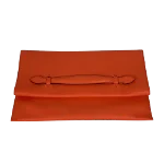 Orange Fabric Hermès Clutch