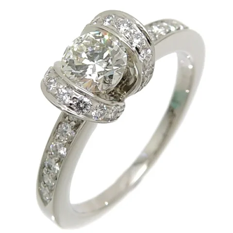 Silver Platinum Tiffany Ring