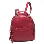 Red Fabric Kate Spade Backpack