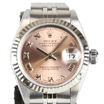 Pink White Gold Rolex Watch