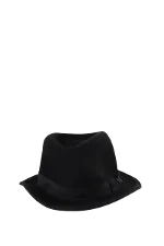 Black Wool Maison Michel Hat