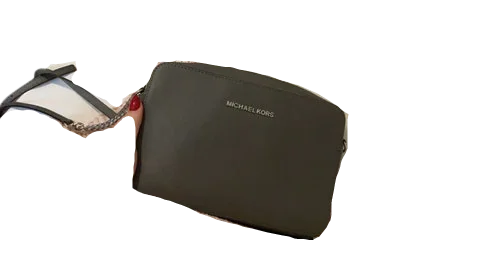 Grey Leather Michael Kors Crossbody Bag