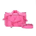 Pink Fabric Moschino Shoulder Bag