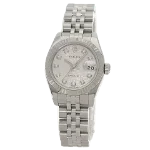 Silver Glass Rolex Watch