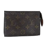 Brown Canvas Louis Vuitton Poche Toilette