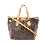 Brown Leather Louis Vuitton Palermo