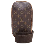 Brown Canvas Louis Vuitton Pochette Gange