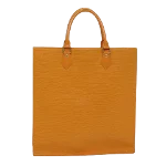 Orange Leather Louis Vuitton Sac Plat