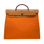 Orange Canvas Hermès Herbab