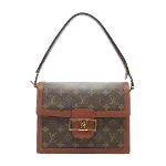 Brown Leather Louis Vuitton Dauphine