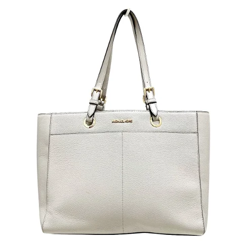 White Leather Michael Kors Tote