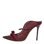 Burgundy Leather Malone Souliers Mules