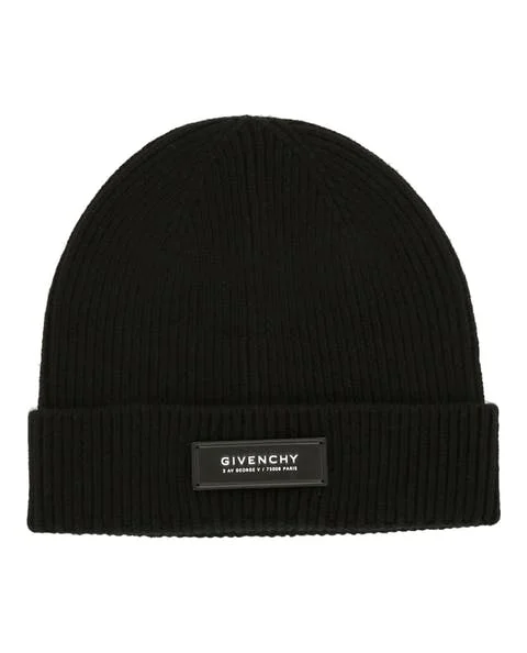 Black Wool Givenchy Hat