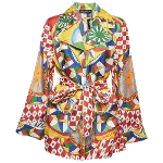 Multicolor Silk Dolce & Gabbana Shirt
