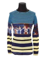 Multicolor Denim Jean Paul Gaultier Sweater