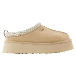 Beige Leather UGG Flats