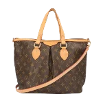 Brown Canvas Louis Vuitton Palermo