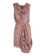 Pink Polyester Nina Ricci Dress