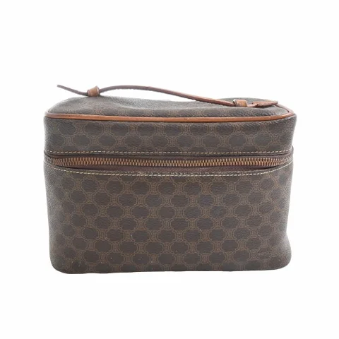 Brown Fabric Celine Handbag