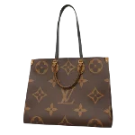 Brown Canvas Louis Vuitton Onthego