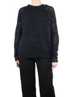 Black Cotton Isabel Marant Sweatshirt