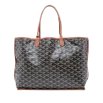 Black Canvas Goyard St Louis Tote