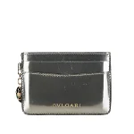 Silver Leather Bvlgari Case