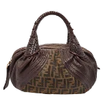 Brown Canvas Fendi Handbag