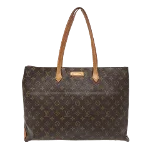 Brown Canvas Louis Vuitton Wilshire