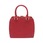 Red Leather Louis Vuitton Pont Neuf