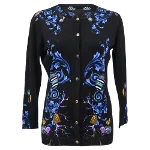 Black Silk Versace Cardigan