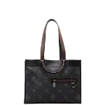 Black Canvas Berluti Tote