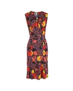 Multicolor Fabric Erdem Dress