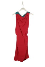 Red Silk Louis Vuitton Dress