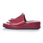 Red Leather Robert Clergerie Sandals