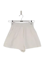 White Cotton Prada Shorts