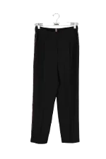 Black Polyester Tommy Hilfiger Pants