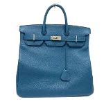 Blue Leather Hermès Briefcase