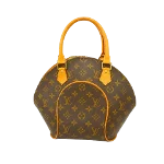 Brown Fabric Louis Vuitton Ellipse