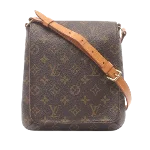 Brown Canvas Louis Vuitton Musette Salsa