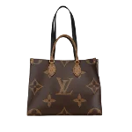 Brown Canvas Louis Vuitton Onthego